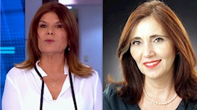 יוליה שמאלוב ברקוביץ תוקפת בחריפות את האמירה של רינה מצליח, צילום: מרכז המרצים לישראל ומסך חדשות 12